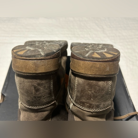 Timberland size 8 womens “steel”  Round Alloy Toe Lace Up Work Boot outside - Picture 5 of 8